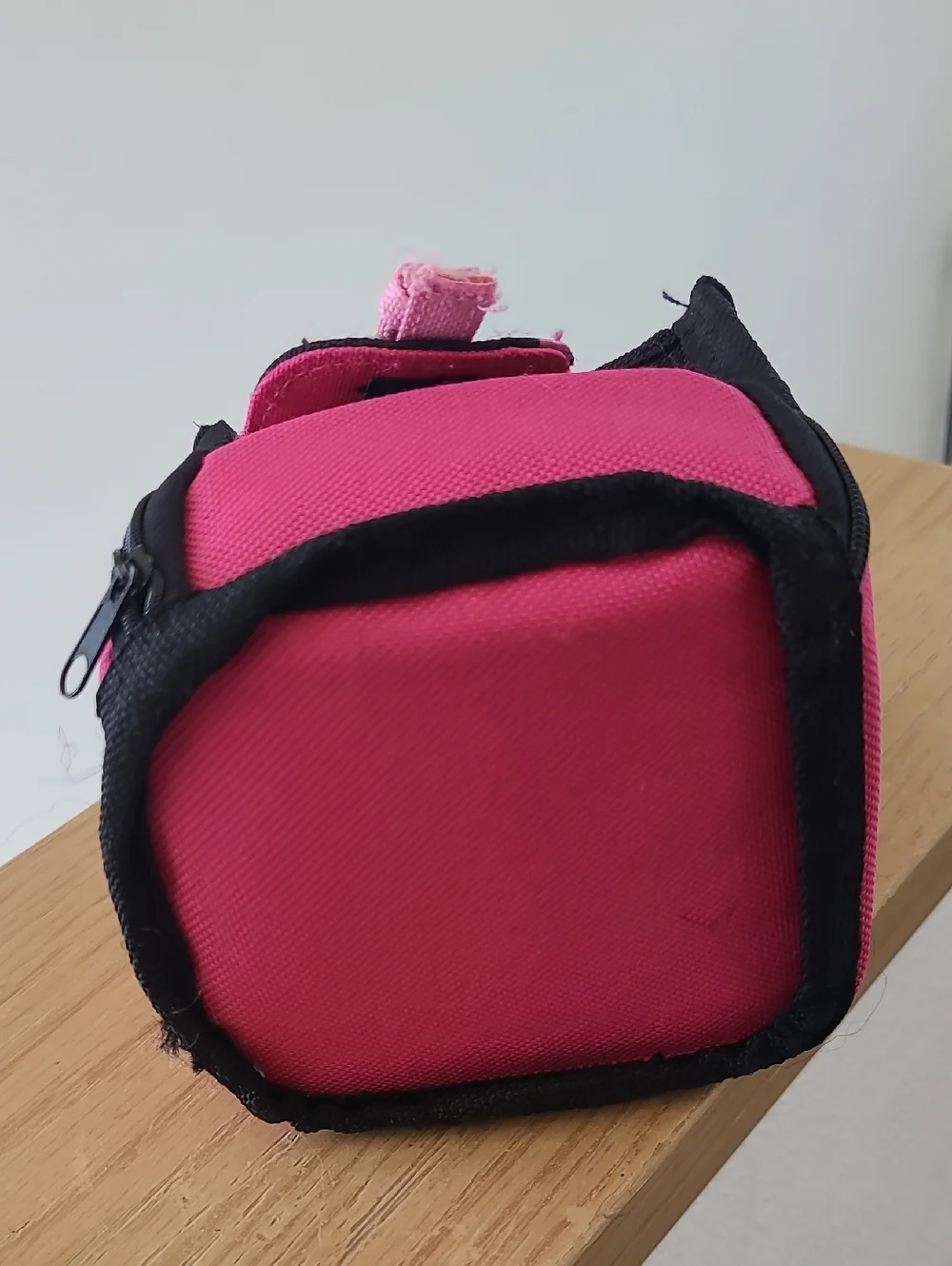 AMM Tote-Ally Cool Mini-Tote Pink Sling Organizer Bag with Black Trim